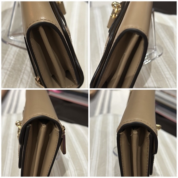 Authentic Michael Kors Hamilton Legacy Large Leather Wallet, in Camel. GORGEOUS - Picture 10 of 16